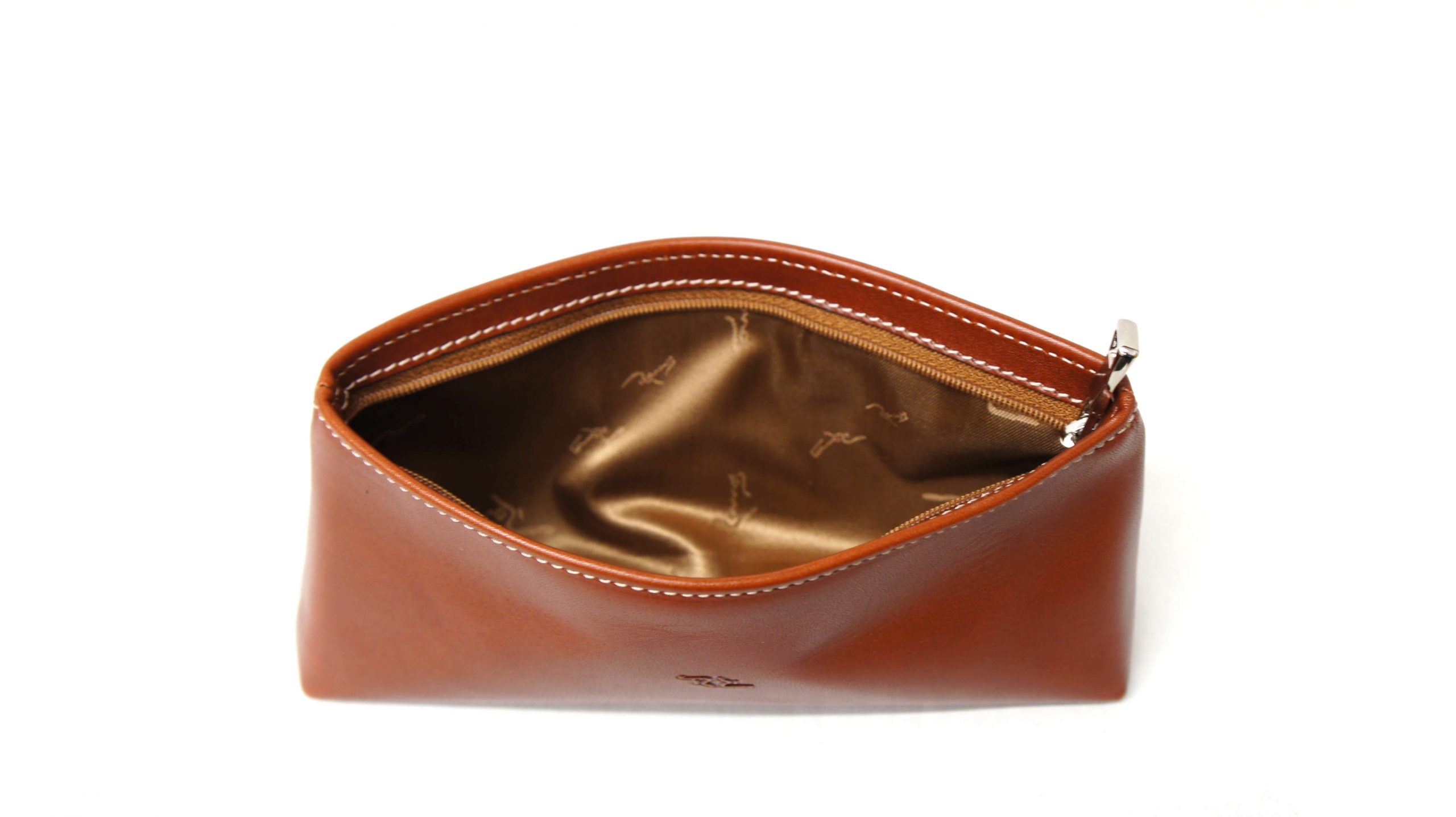 Bolso o Neceser 284 con cierre de cremallera de piel Habana (13)